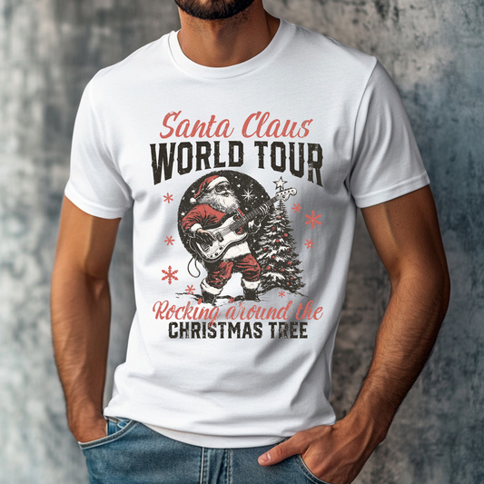 Rocking Santa DTF Print