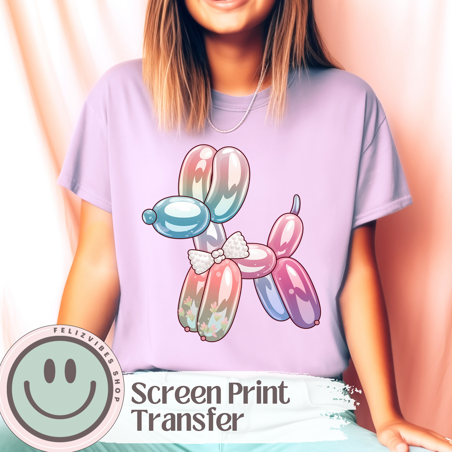 Balloon Dog Screen Print