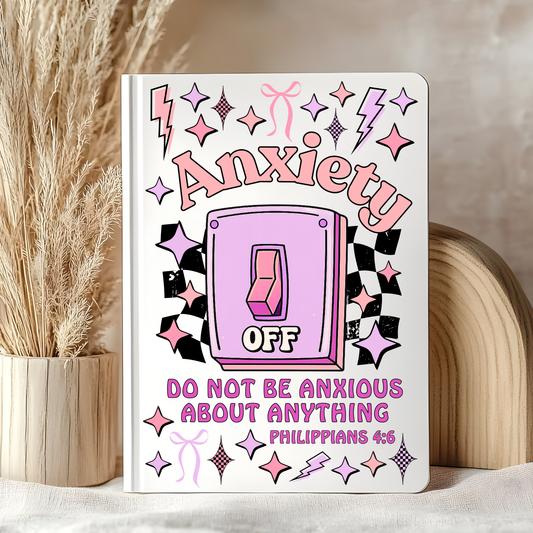 Anxiety Off A5 Notebook Decal
