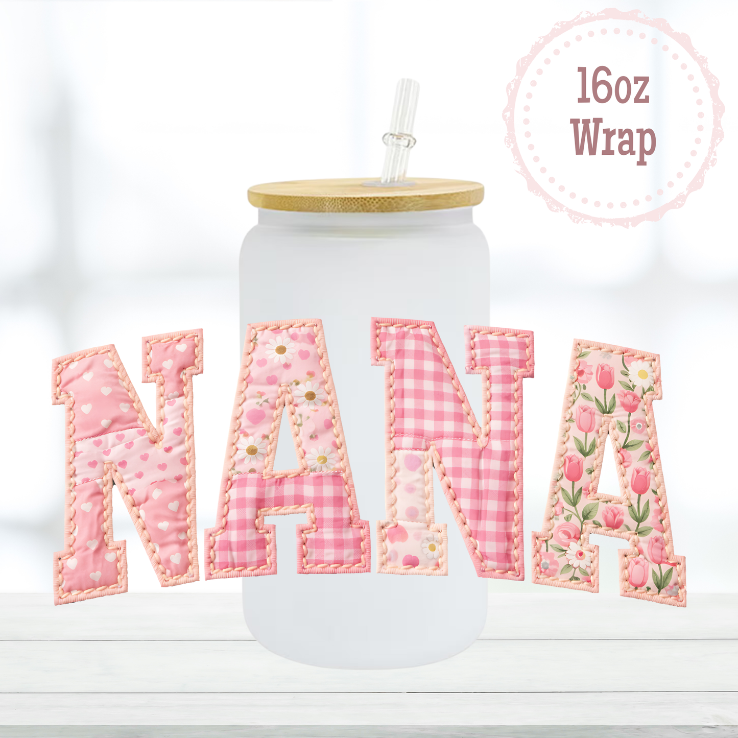 Nana 16oz UVDTF Cup Wrap