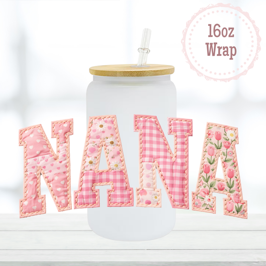 Nana 16oz UVDTF Cup Wrap