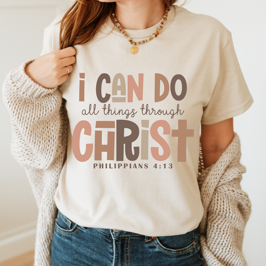 I Can Do All Things DTF Print