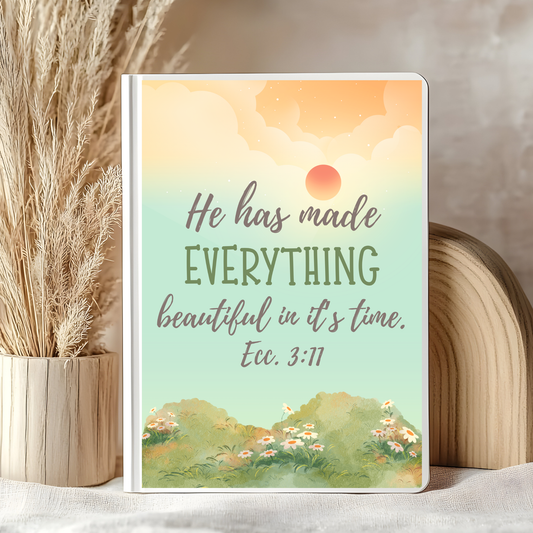 Made Everything Beautiful A5 Notebook Decal