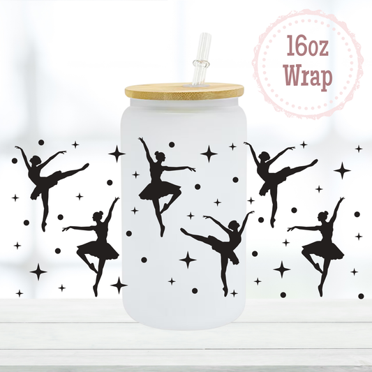 Ballet 16oz UVDTF Cup Wrap