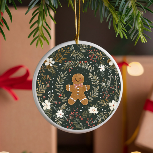 Gingerbread UVDTF Ornament Decal