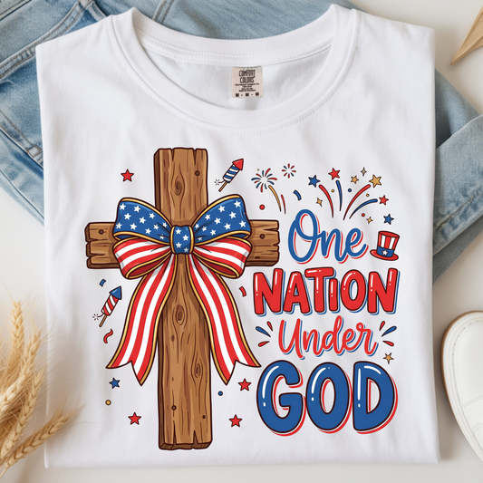 Nation Under God DTF Print