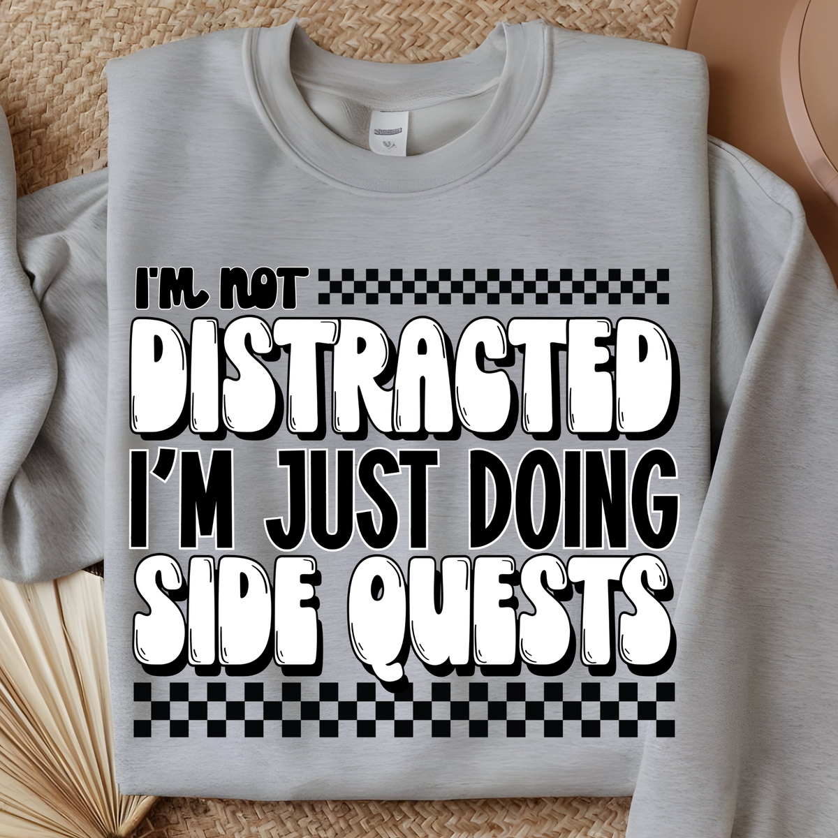 Distracted by Side Quests DTF Transfer