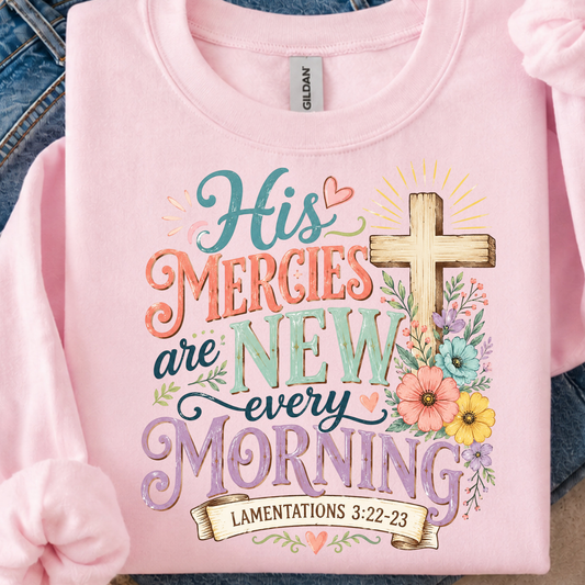 His Mercies DTF Print