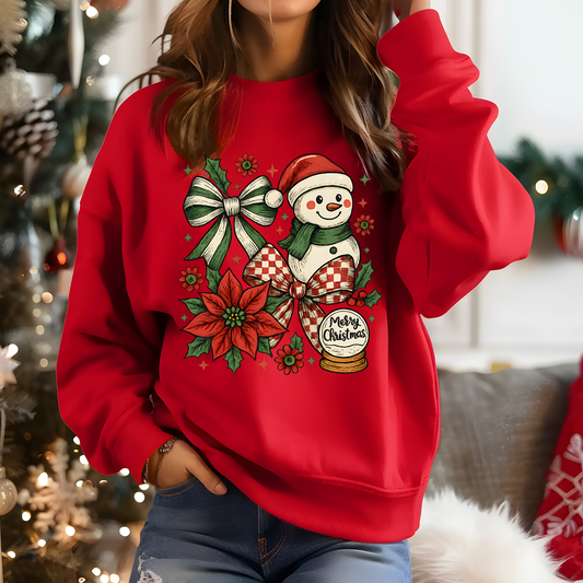 Snowman Coquette DTF Print