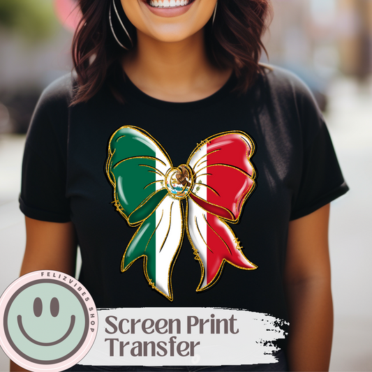 Mexico Bow Screen Print