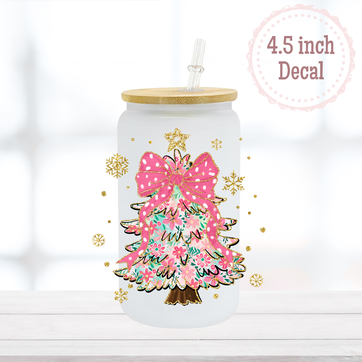Floral Tree UVDTF Decal