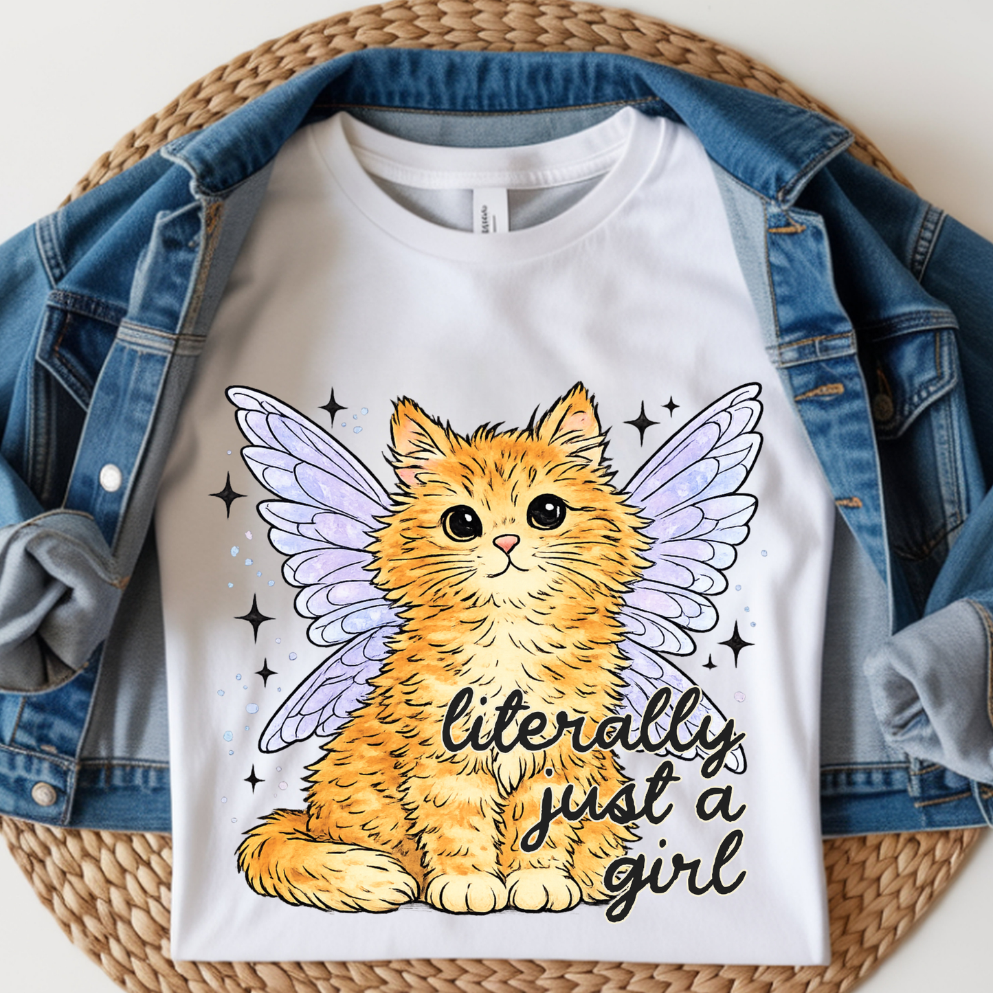 Just a Girl Kids DTF Print