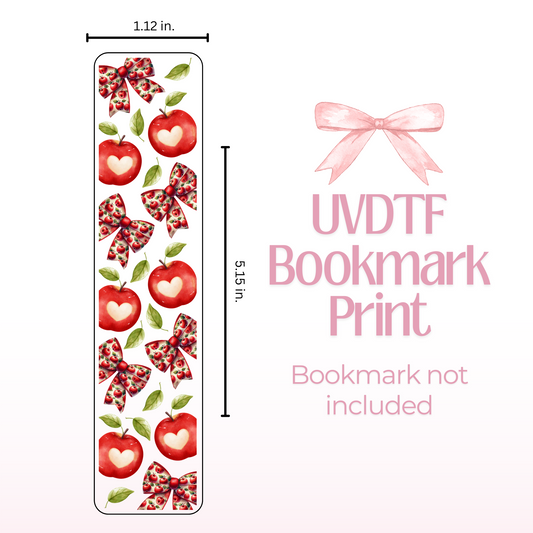 Apples Double Sided Bookmark