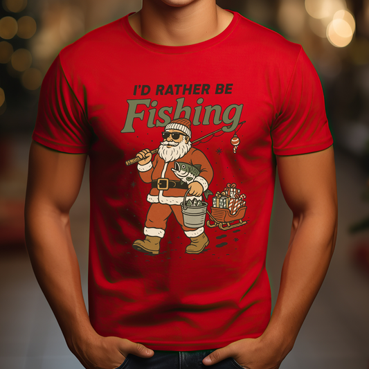 Rather be Fishing DTF Print