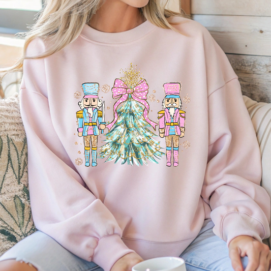 Pastel Nutcrackers DTF Print