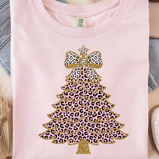 Animal Print Tree DTF Transfer