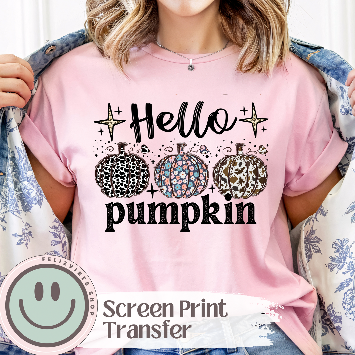 Hello Pumpkin Screen Print
