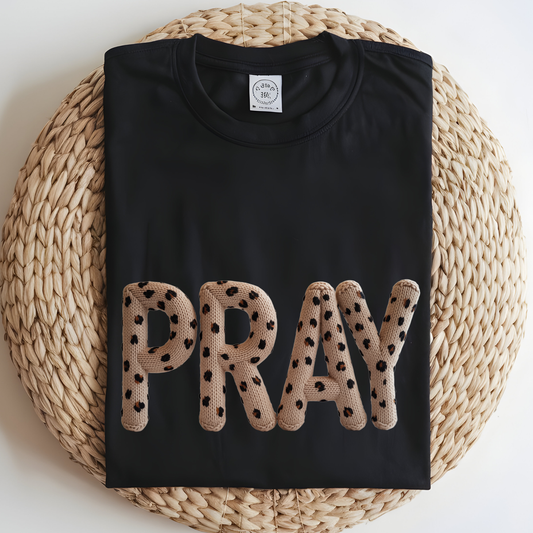 Pray Animal Print DTF Print