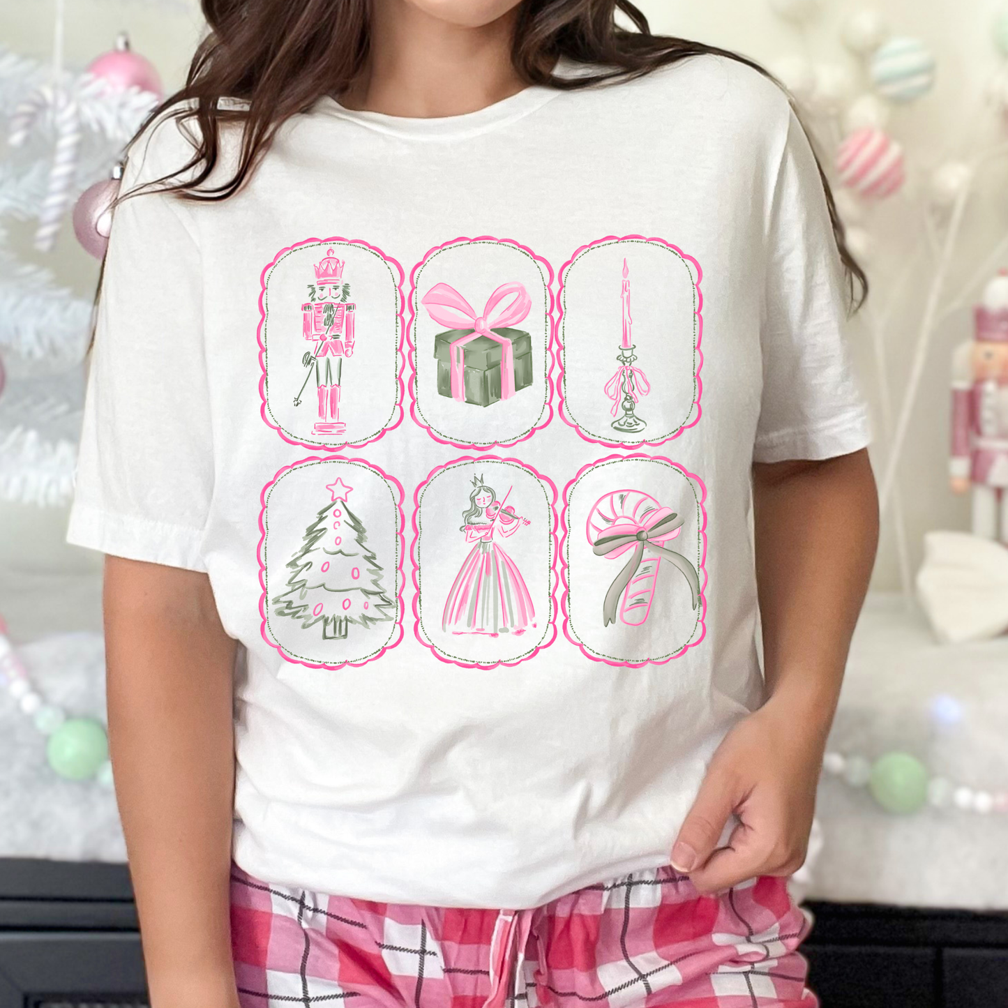 Coquette Christmas DTF Print