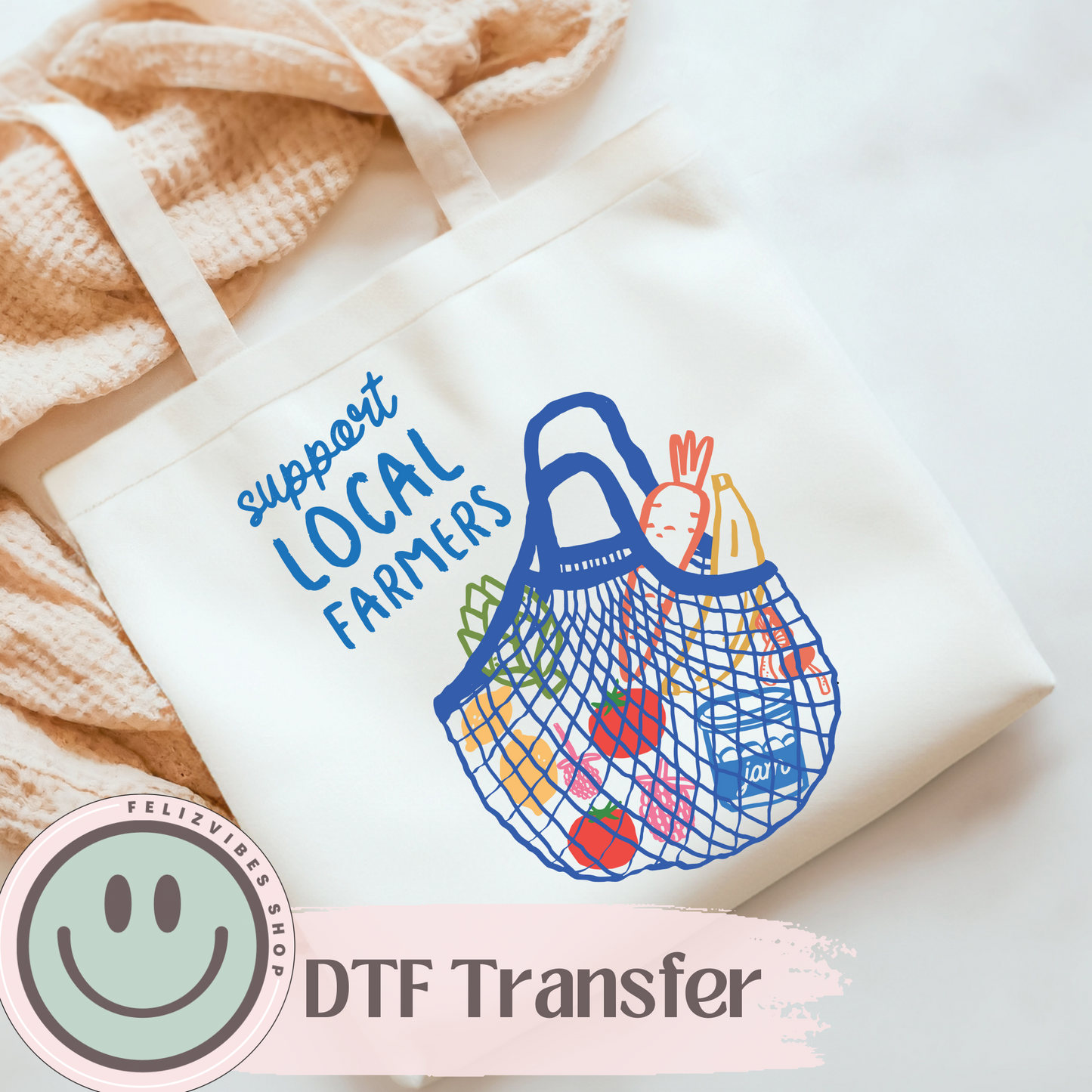 Farmers Market DTF Print