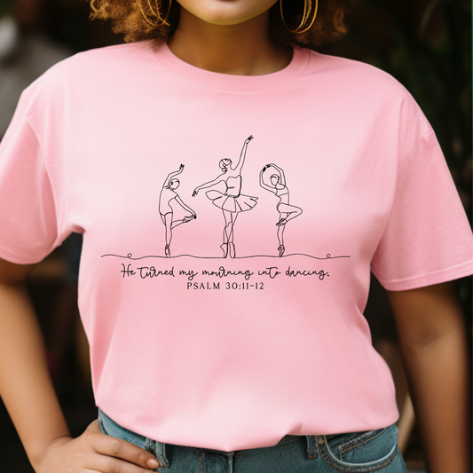 Turned Mourning into Dancing DTF Print