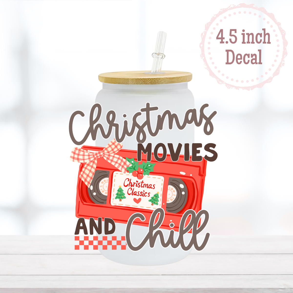 Christmas Movies UVDTF Decal
