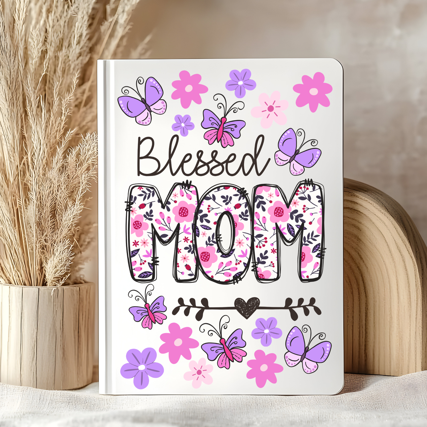 Blessed Mom Notebook Decal