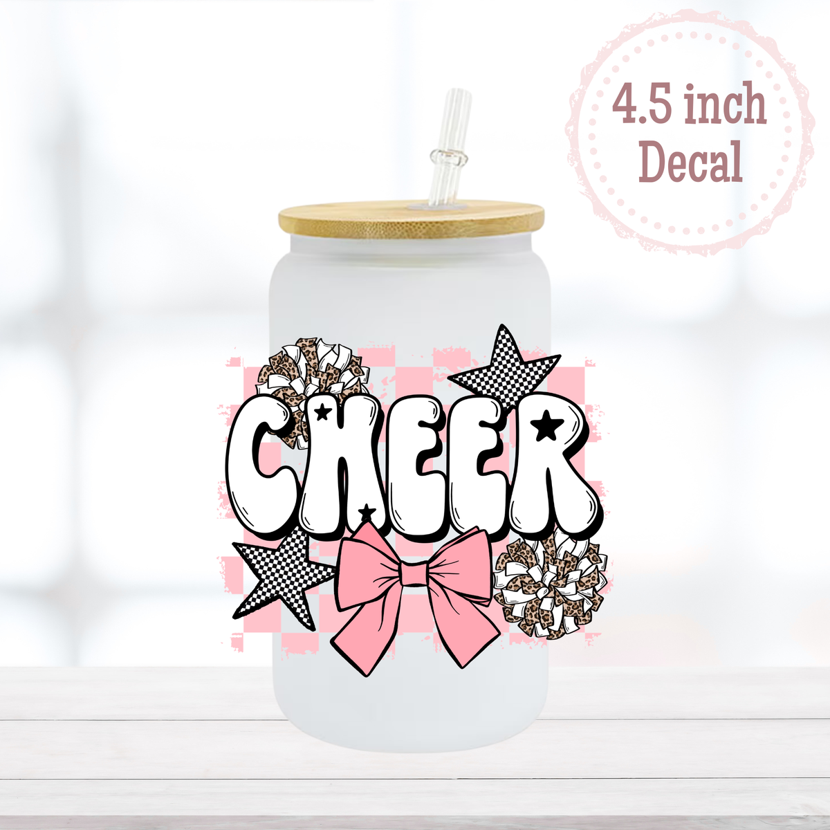 Cheer UVDTF Decal
