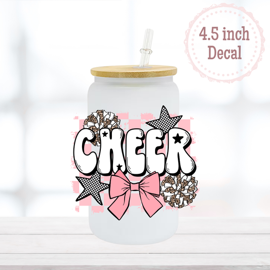 Cheer UVDTF Decal