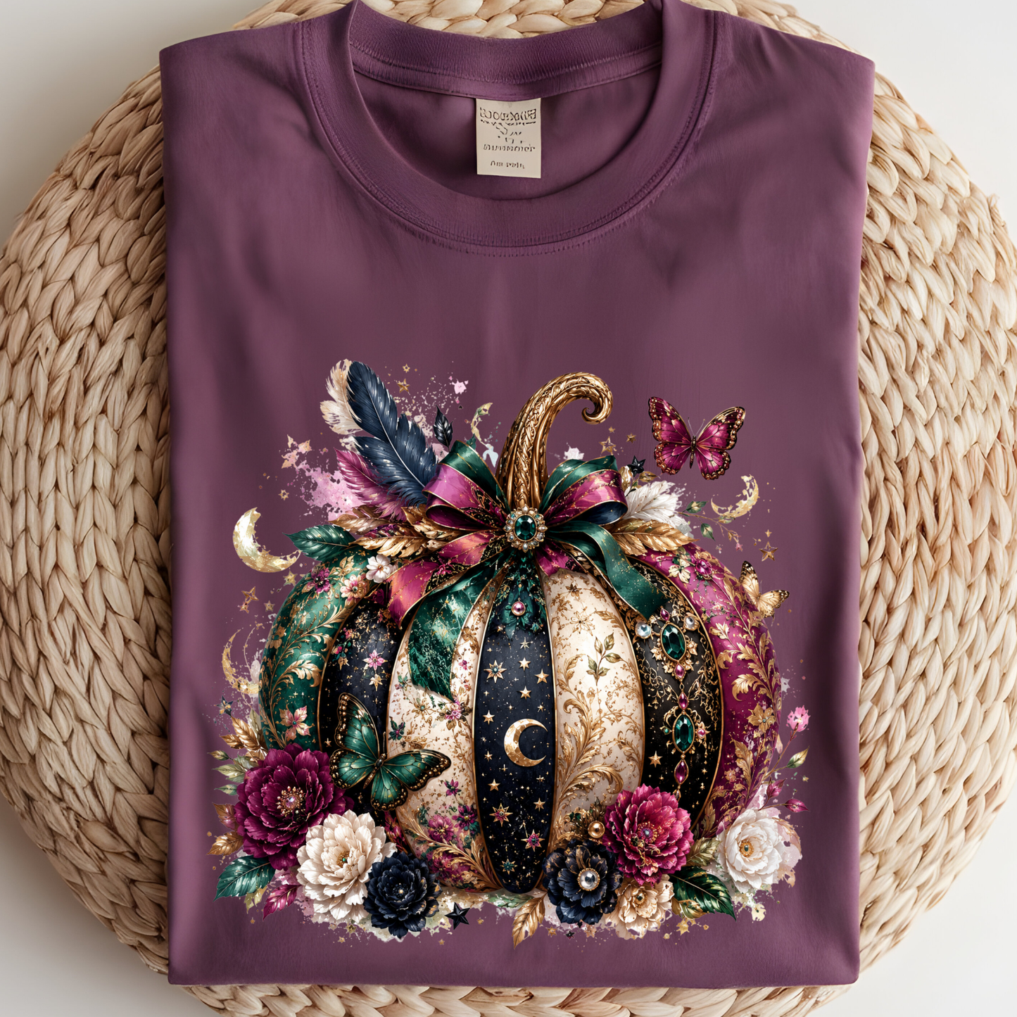 Starry Pumpkin DTF Print