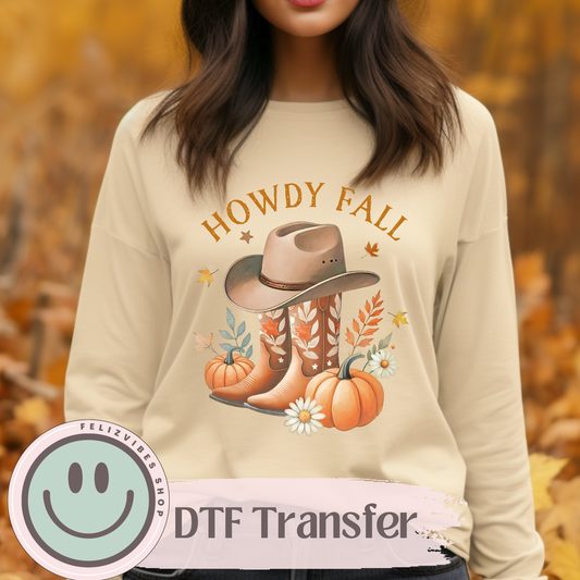 Howdy Fall DTF Print