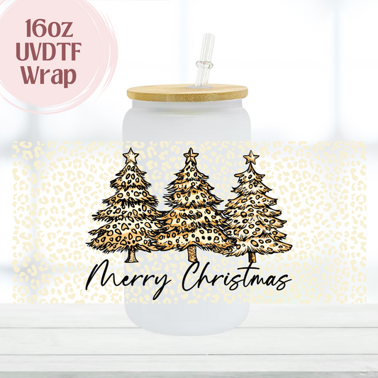 Animal Prints Trees 16oz UVDTF Cup Wrap