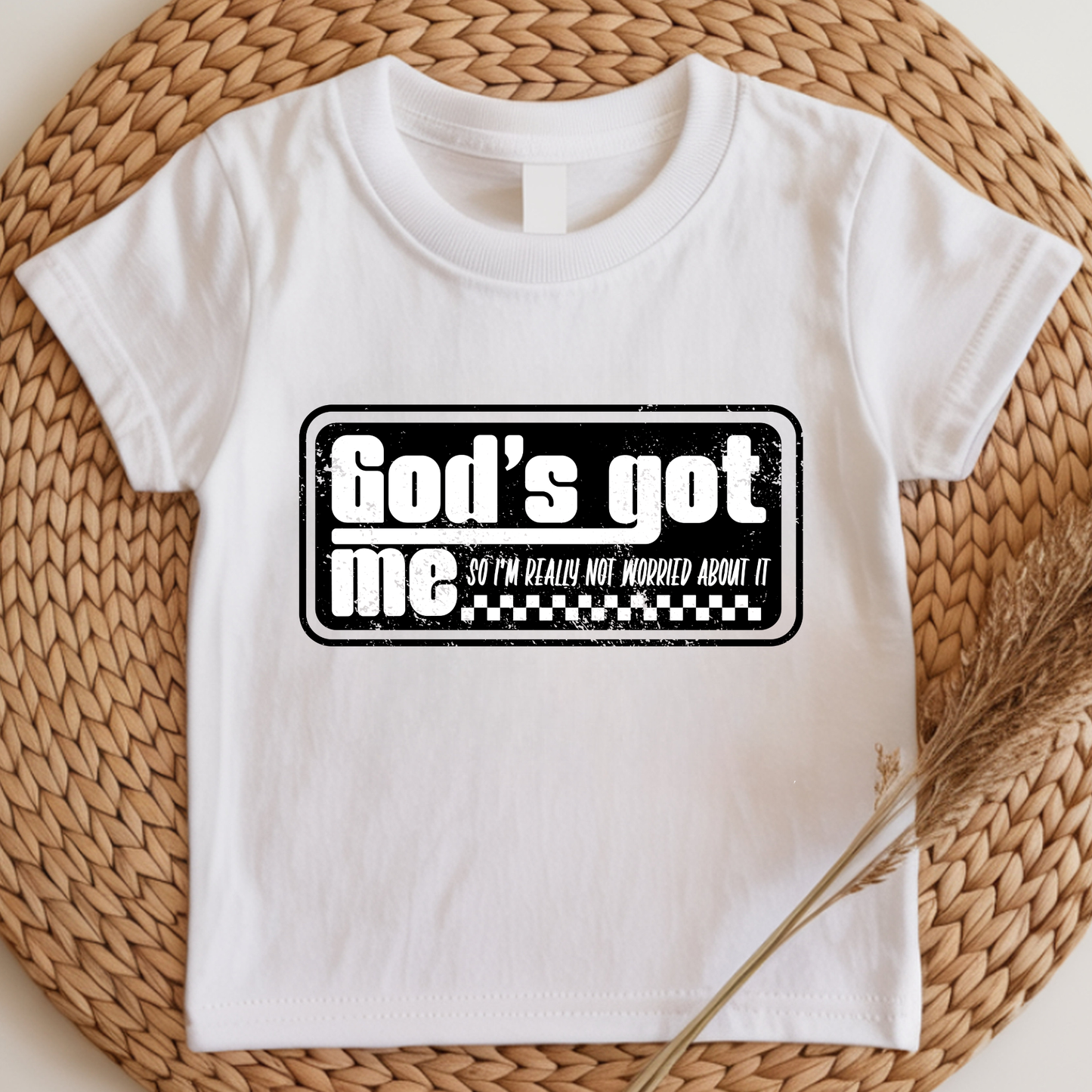 God's Got Me Kids DTF Print