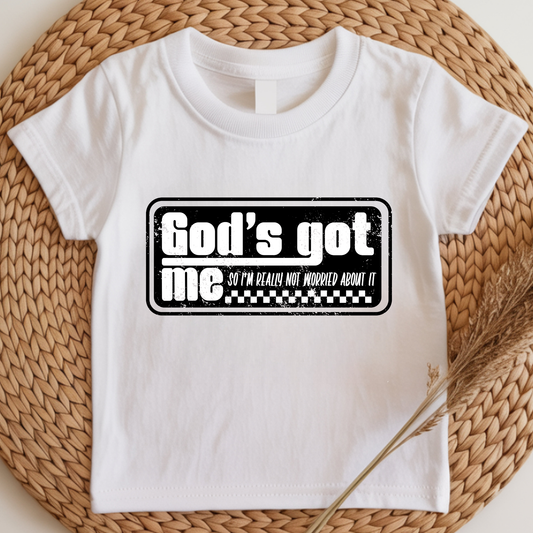 God's Got Me Kids DTF Print