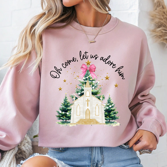 Let us Adore Him DTF Print