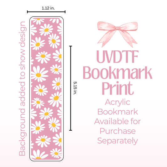 Daisies Double Sided Bookmark