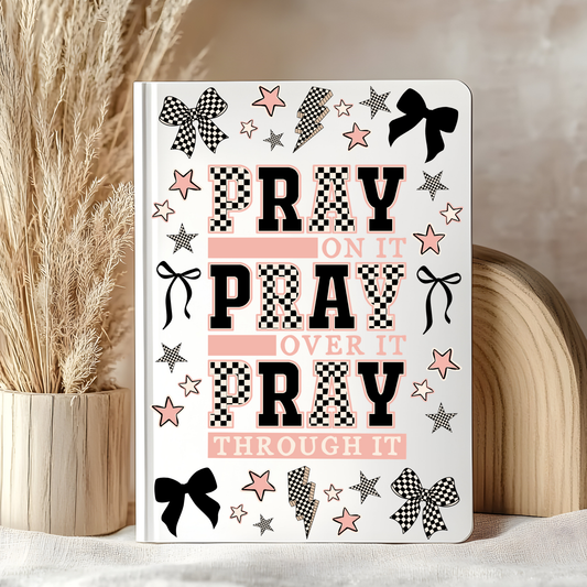 Pray on it Notebook Decal