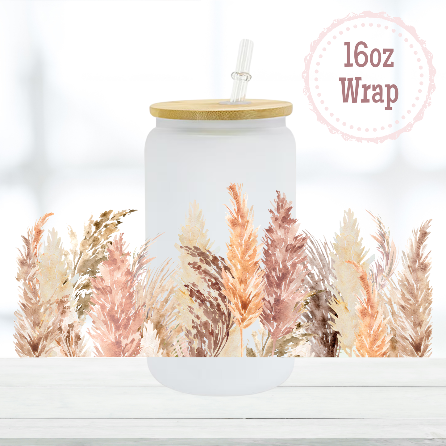 Feathers 16oz UVDTF Cup Wrap