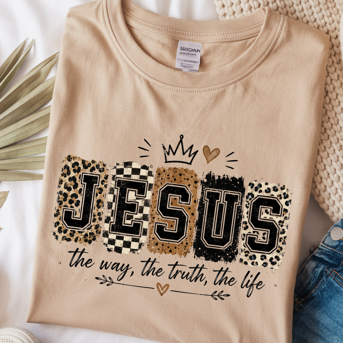 Jesus The Way DTF Print