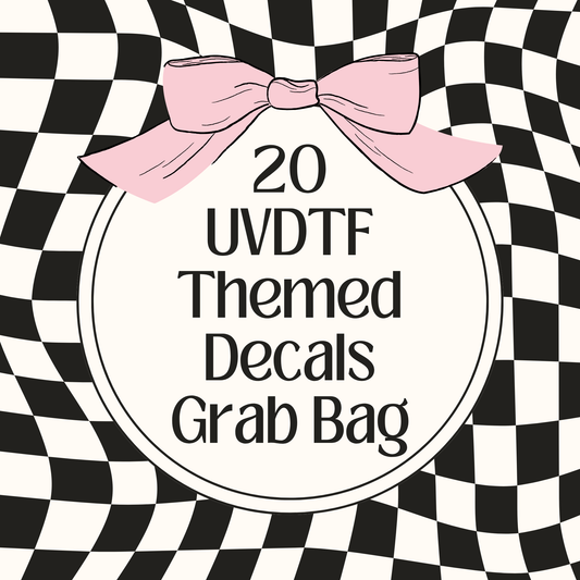 20 Themed UVDTF Decals Grab Bags