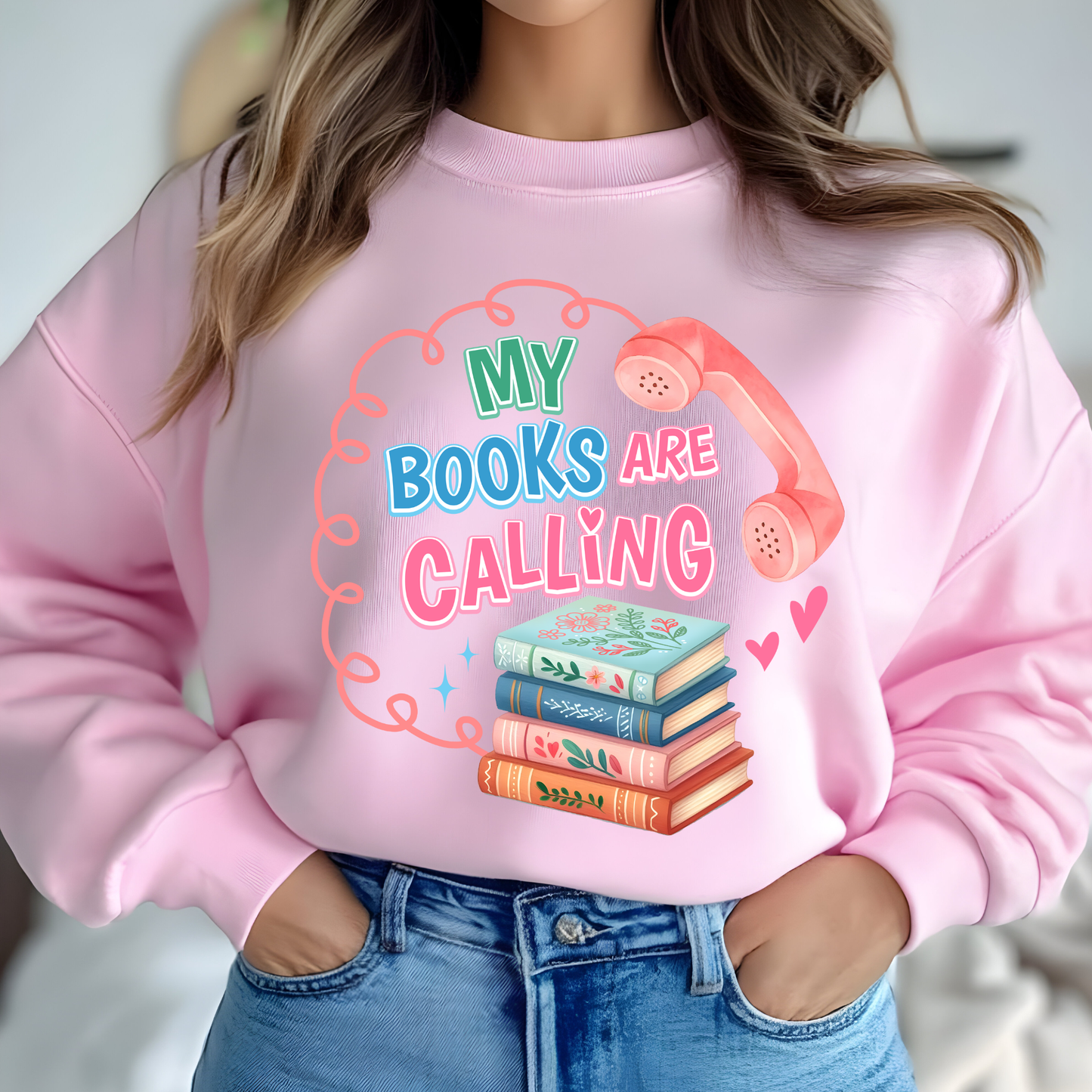 Books Calling DTF Print