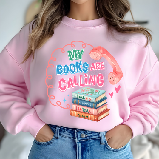 Books Calling DTF Print