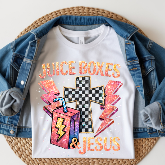 Juice Boxes & Jesus Kids DTF Print