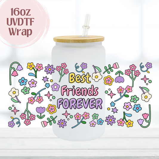Best Friends 16oz UVDTF Cup Wrap