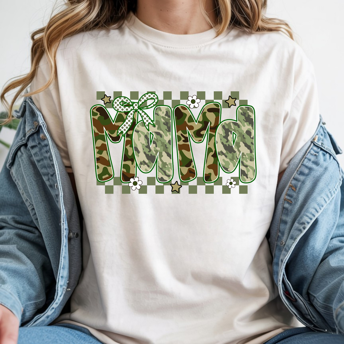 Camo Mama DTF Print