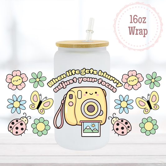 Adjust Your Focus 16oz UVDTF Cup Wrap
