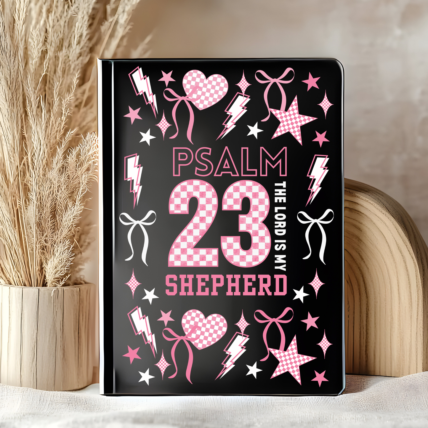Psalm 23 Pink Notebook Decal