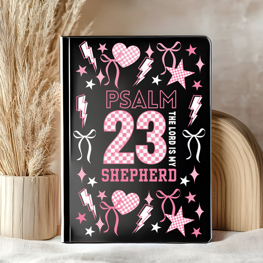 Psalm 23 Pink A5 Notebook Decal