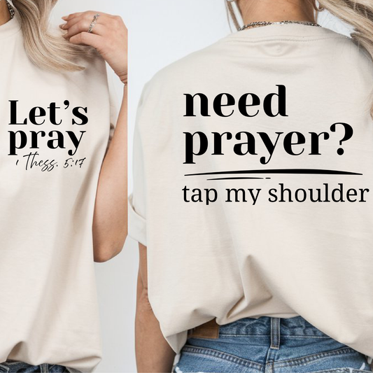 Need Prayer DTF Print