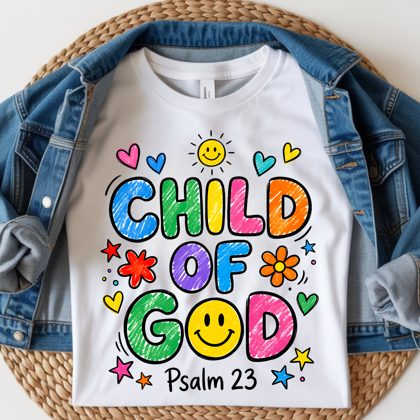 Child of God Kids DTF Print